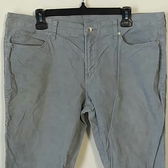 JCP 16 Gray Corduroy Pants - Picture 2 of 6